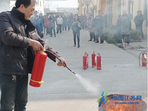 濱海縣五汛鎮開展 廠中廠 園區消防安全演練